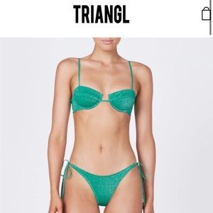 Triangl Mala Bikini - Jaded Sparkle